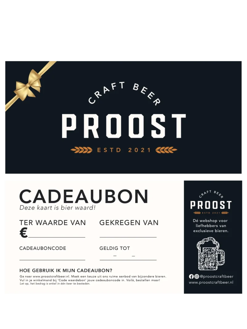 Proost Craft Beer speciaalbier cadeaubon
